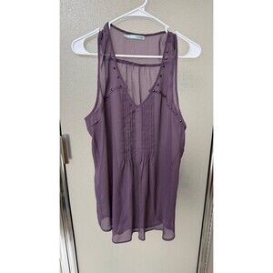 Maurice’s purple blouse tank xl